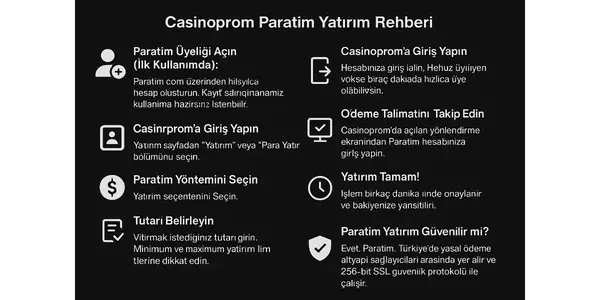 Casinoprom Paratim Yatirim Nasil Yapilir?
